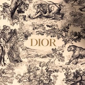 Dior Small Toile Du Jour Print in Blue Notebook